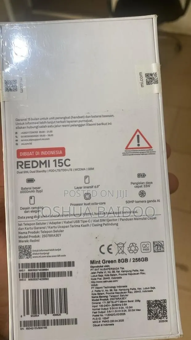 New Xiaomi Redmi 15C 256 GB Red · Photo 1