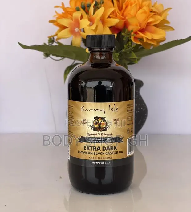 Beard Growth Oil- Extra Dark Jamaican Black Castor Oil 8oz · Photo 1