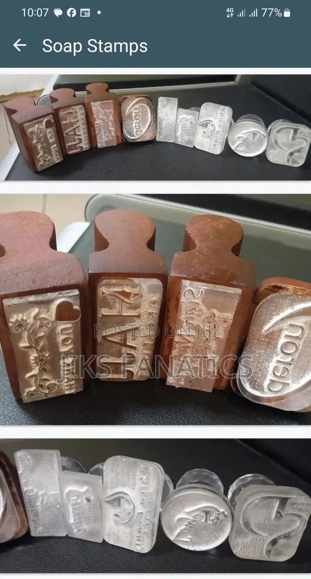 Custom Made Soap Stamp · Photo 1