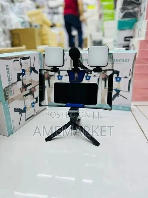 Video-Making Kit – Smartphone Vlogging Live Streaming Kit AY-49X · Photo 1