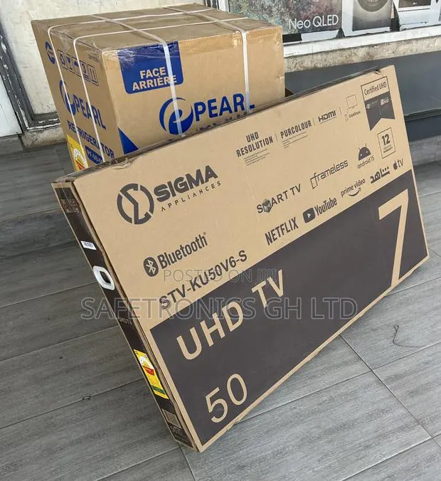 New Authentic 50 Inch Smart Led Digital Satellite Sigma Tv · Photo 1
