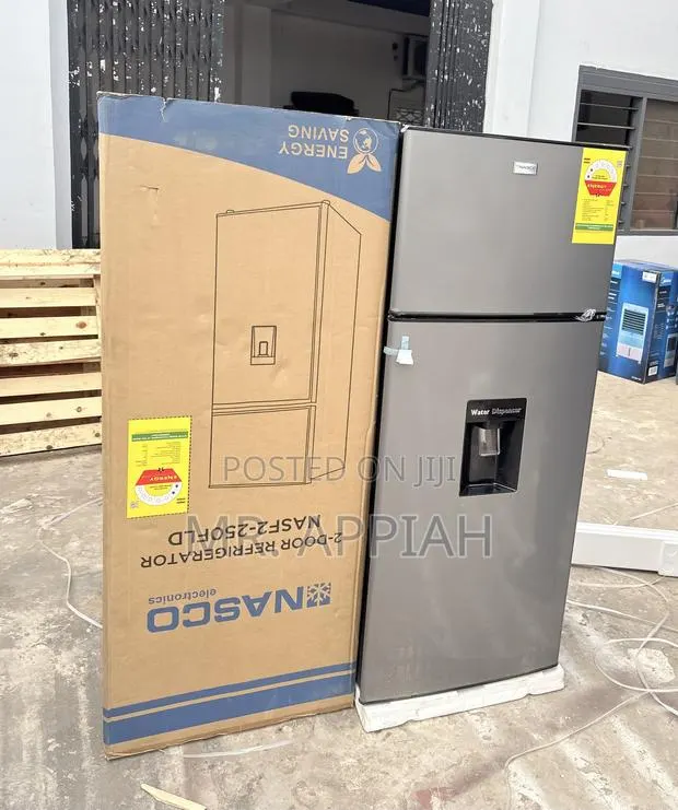 Keep It Fresh Nasco 210 Liters Double Door Fridge(Silver) · Photo 1