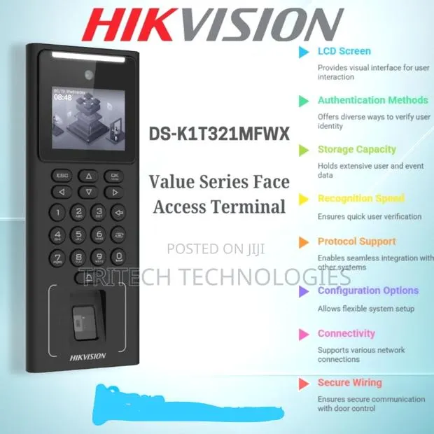 Hikvision Face Recognition Ds-K1t321mfwx Access Control Terminal · Photo 1