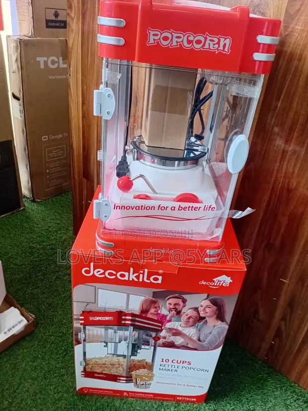 Fun and Pleasant Popcorn Maker Decakila Non Stick Popcorn Maker · Photo 1