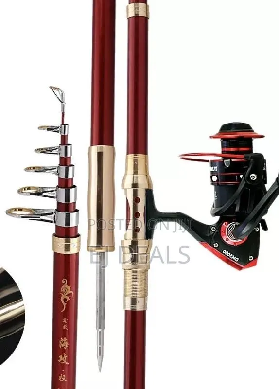 Metal Sea Fishing Rod Full Kit 12Ft Professional Level · Photo 1