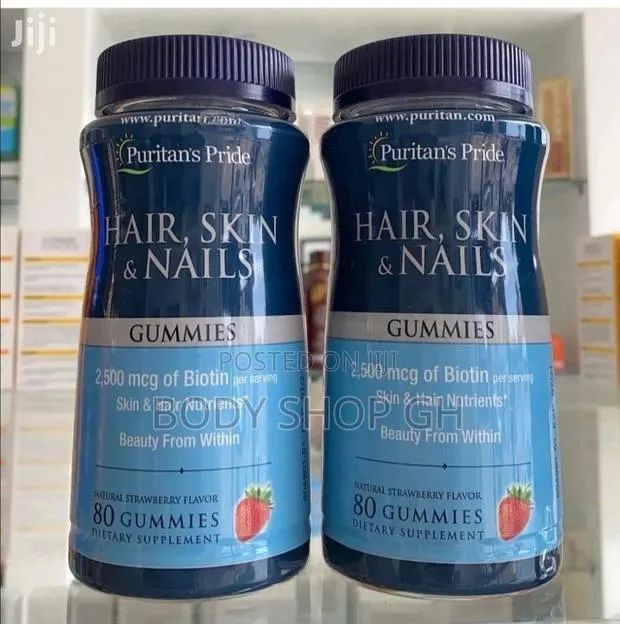 Puritans Pride Hair,Skin Nails Gummies( Hair Beard Growth · Photo 1