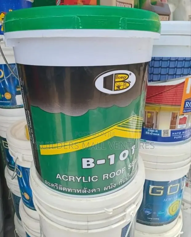 Bosny B-101 Acrylic Roof Sealer Paint (Waterproof) · Photo 1