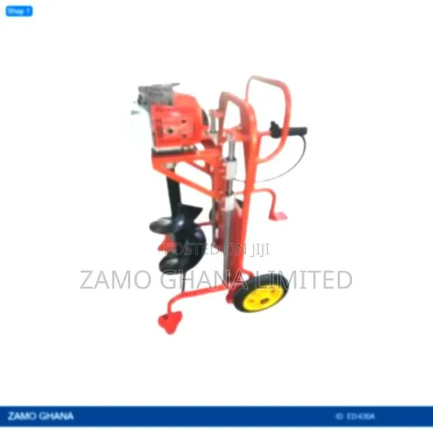 Power Earth Auger + 3000*800 Auger Bit + Trolley Ed-630 - Ed-630a · Photo 1