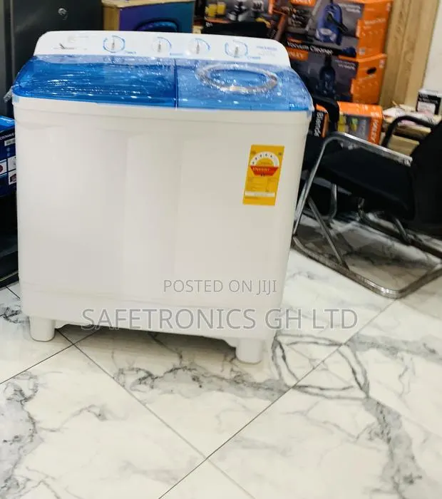Ultra Sleek White Nasco 11kg Twin Tub Washing Machine · Photo 1