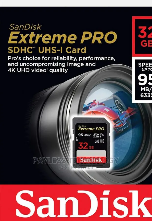 Sandisk Extreme Pro 32gb Sd Cards · Photo 1