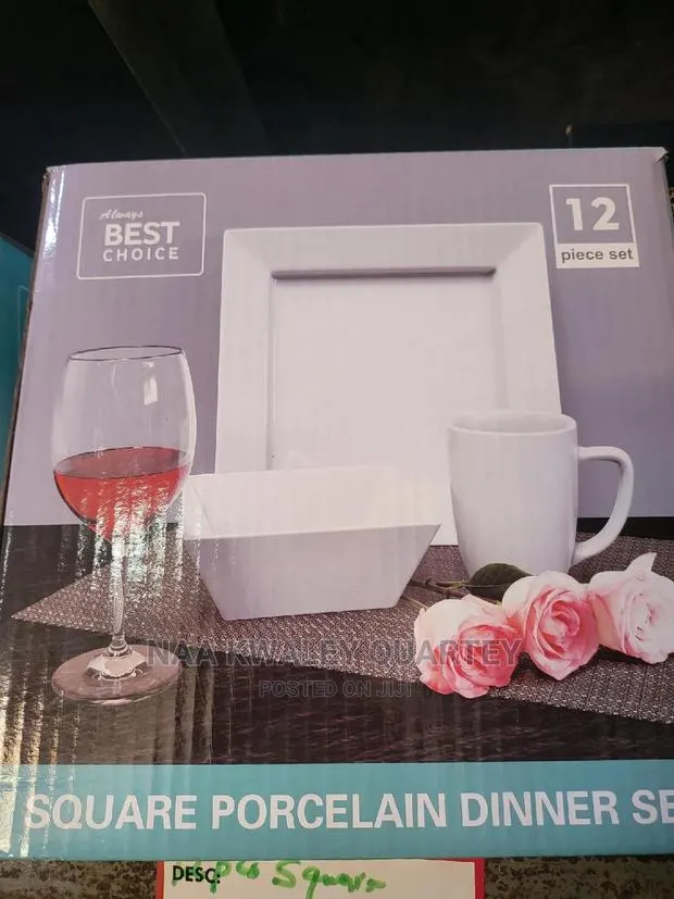12pcs Square Dinner Set · Photo 1