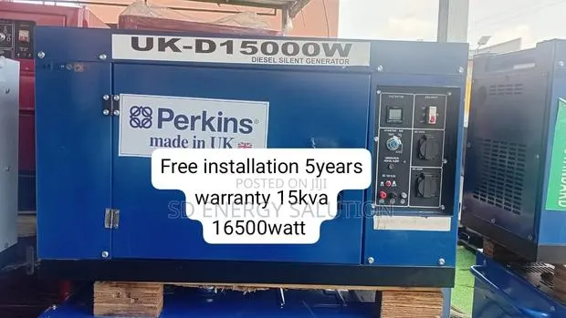Perkins 15kva Diesel Generator With Powerful Engine 16500watt · Photo 1