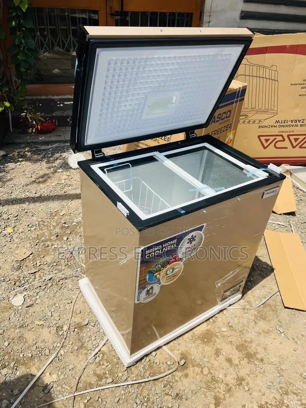 Nas-200fl Chest Freezer Single Door Gold 142l Nasco · Photo 1