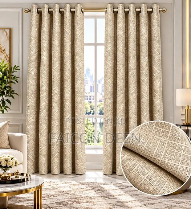 High Class Sunblock Blackout Curtains for Your Home,Hotels,Air BNB Etc · Photo 1