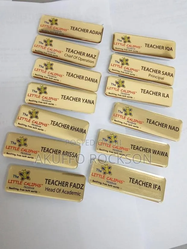 Modern Name Tags and Key Holders · Photo 1