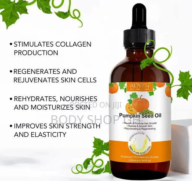 Cold-Pressed Organic Pumpkin Seed Oil in - 100% Pure and Natural · Photo 1