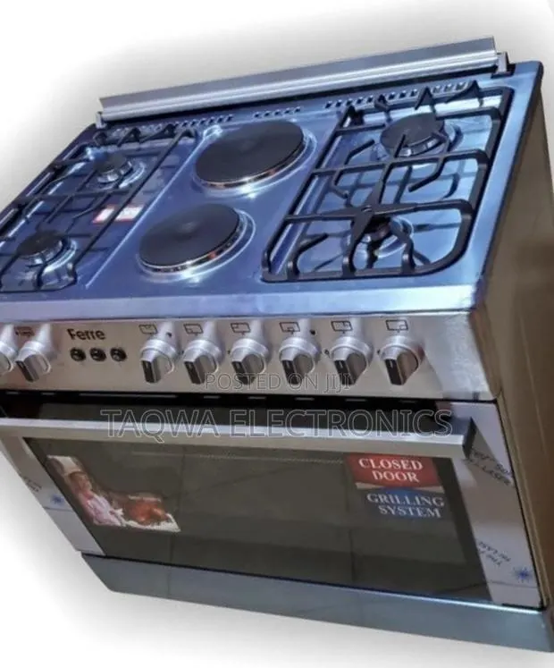 Classic Ferre 6 Burner Electric Gas 4+2 Cooker · Photo 1