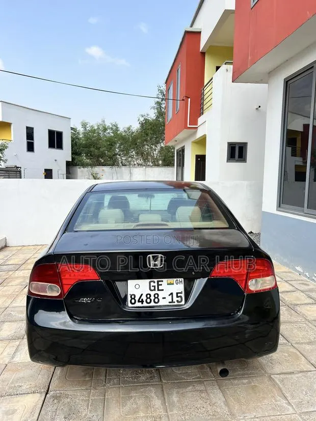 Honda Civic 2008 Black · Photo 1