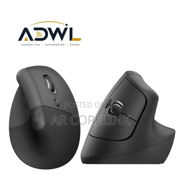 Logitech Lift Bleutooth Vertical Ergonomic Mouse – Graphite · Photo 1