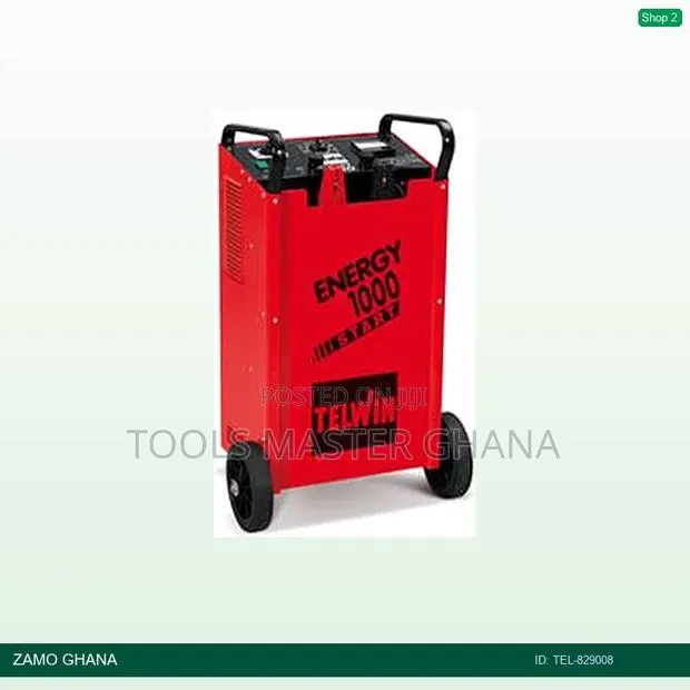 Telwin Energy 1000 Start Batter Charger 230-400v - Tel-829008 · Photo 1