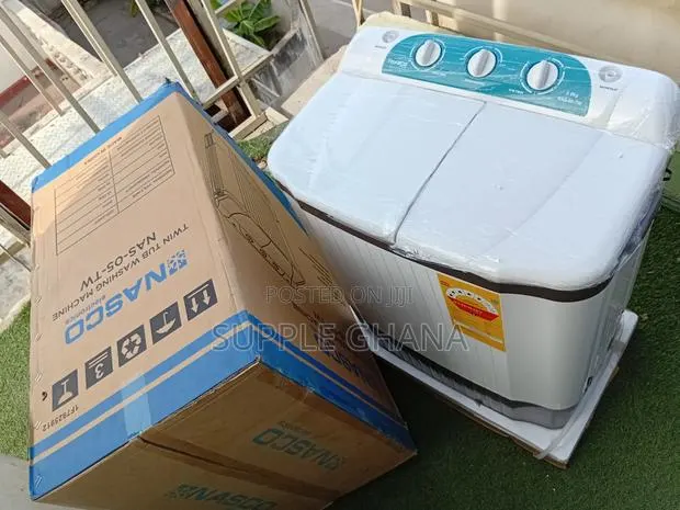 Nasco 5kg Twin Tub Washing Machine – Durable, Efficient, Reliable · Photo 1
