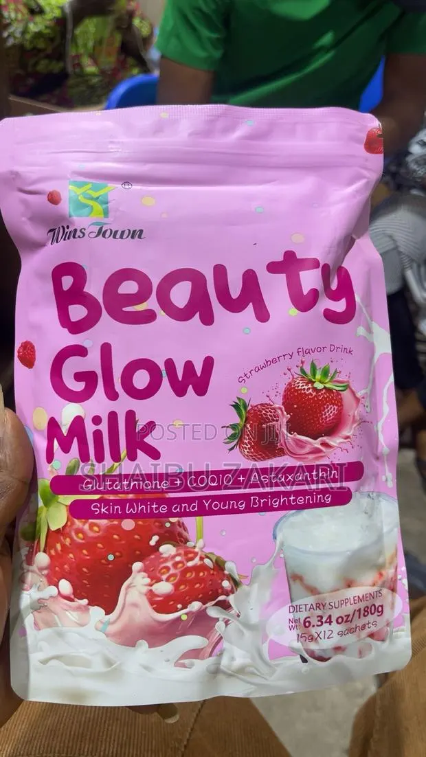 Beauty Glow Strawberry Flavor Drink Milk · Photo 1