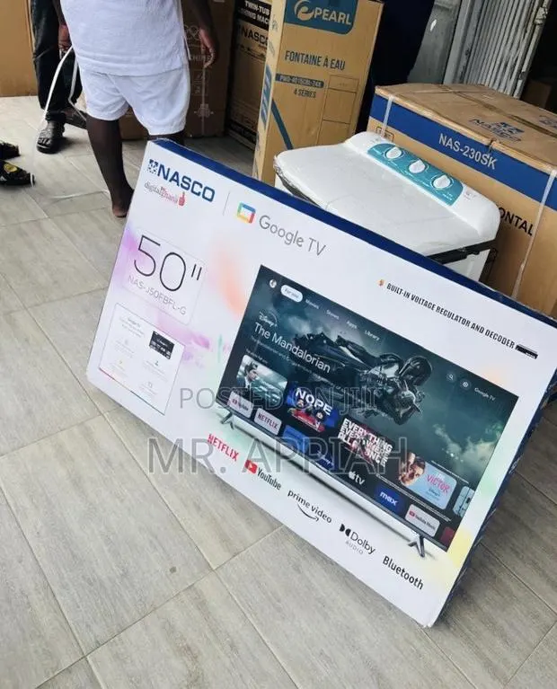 Upgrade Your Viewing Experience Nasco 50” Uhd Smart 4k TV · Photo 1