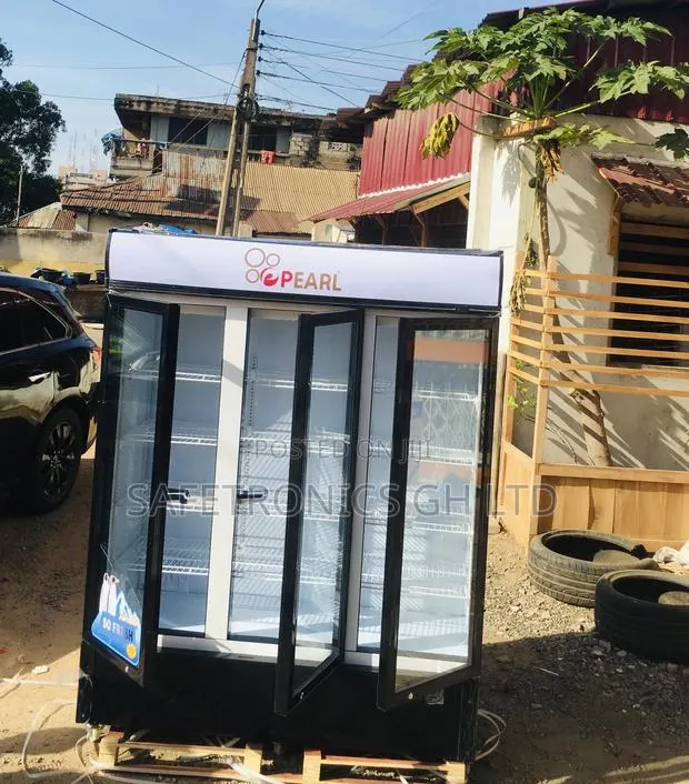 Glass Display 950 Liters PVC-150 Pearl 3 Doors · Photo 1