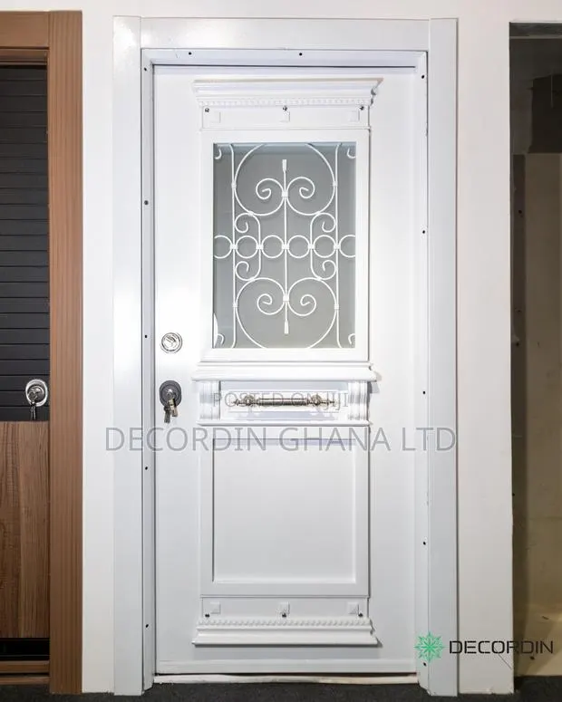Vintage Heavy Duty Front Security Door With Glass Area · Photo 1