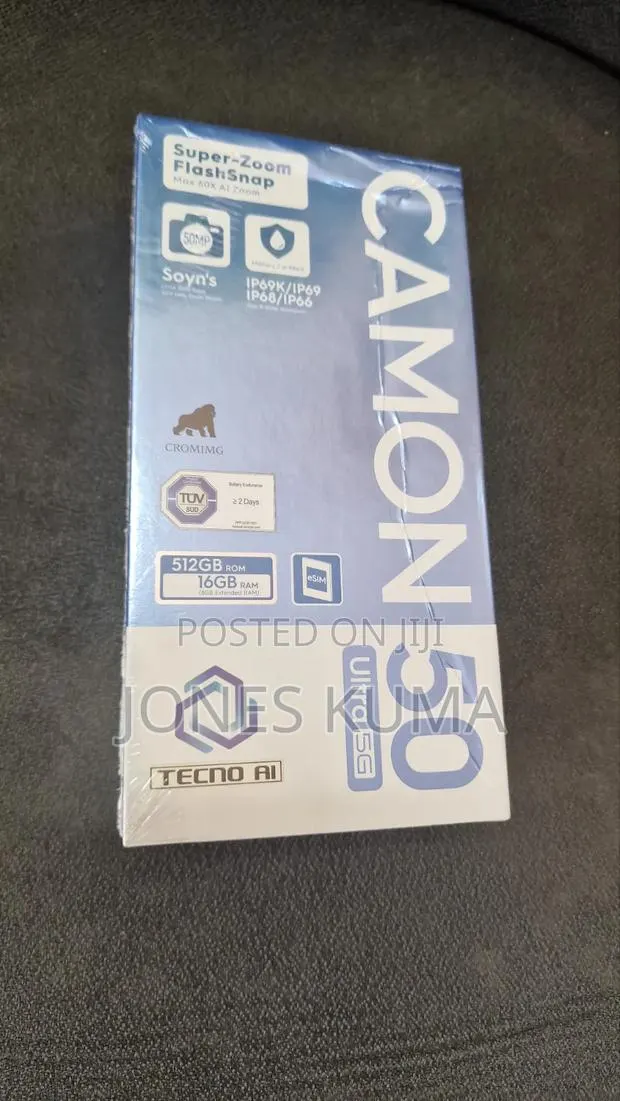 New Tecno Camon 50 Ultra 512 GB Black · Photo 1