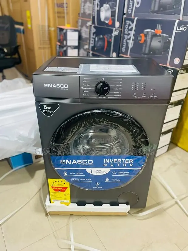 Energy-Saving Nacso Front-Load 8kg Full Automatic Washing Machine · Photo 1