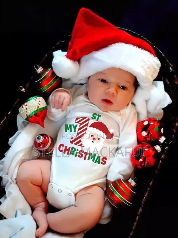 My First Christmas Rompers for 0-12months Babies · Photo 1