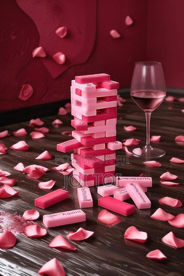 Colored Jenga Couples Game · Photo 1