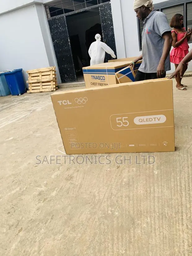 Ultra Sleek TCL 55” QLED Smart Google TV 55C645 · Photo 1