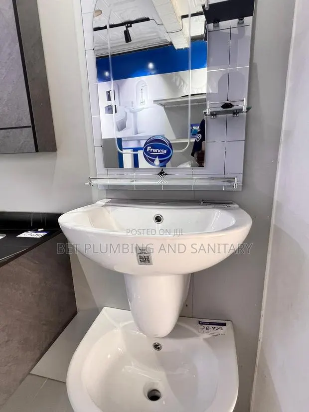Hanging Basin With Mirror_wall Hung Hand Wash_basin · Photo 1
