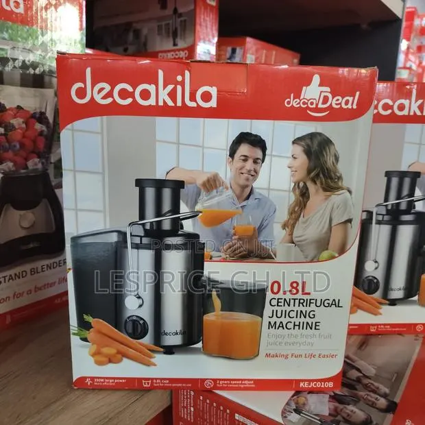 Mega Price Drop on Our Solid 0.8L Centrifugal 350W Decakila Juicer · Photo 1