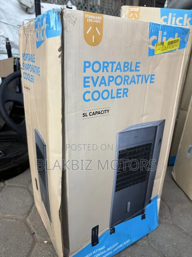 Click 5L Portable Evaporative Cooler