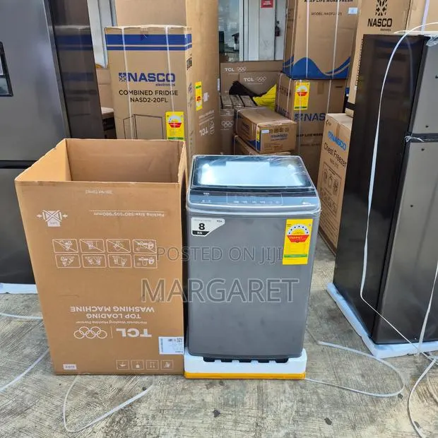7 Stars TCL 8 Kg Fully Automatic Washing Machine Top Load · Photo 1