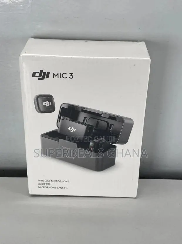 DJI - Mic 3 (2 TX + 1 RX + Charging Case) - Black · Photo 1