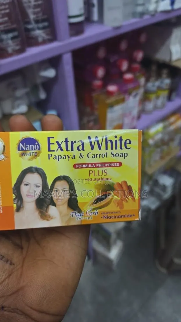 Nano Extra White Papaya Carrot Soap Plus · Photo 1