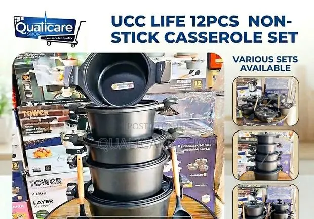 Ucc Life 12pcs Non - Stick Casserole Set · Photo 1