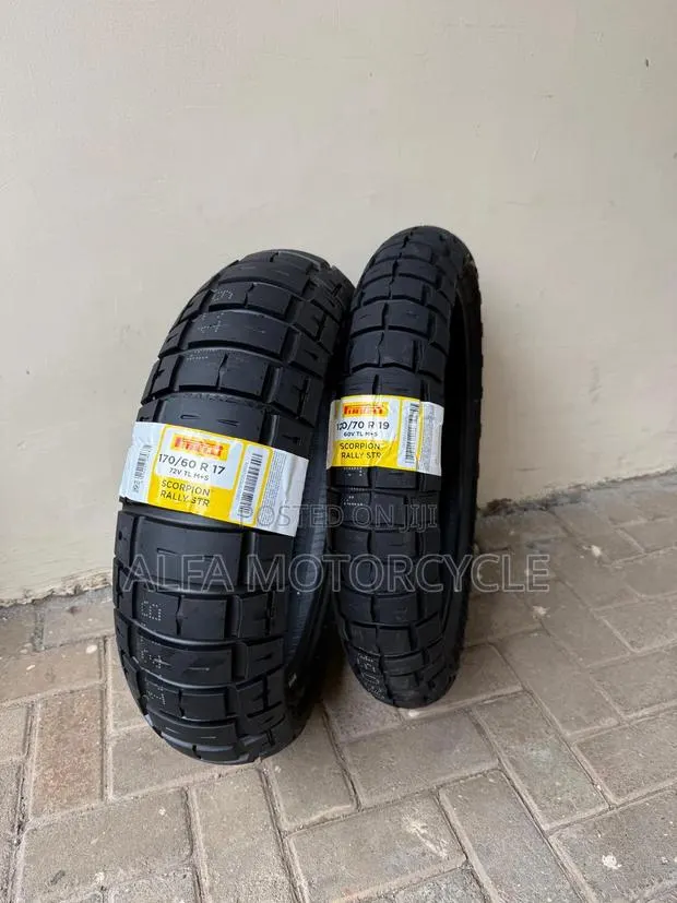 Pirelli Scorpion Rally STR Tyres for BMW GS 120/70 R19 170/60 R17 · Photo 1