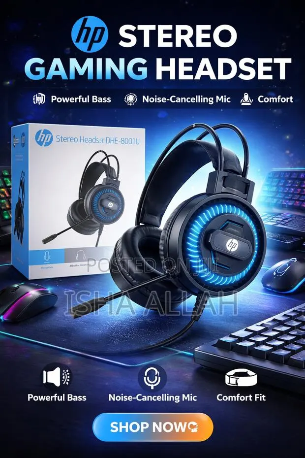 Hp Sonicstrike Gaming Headset · Photo 1