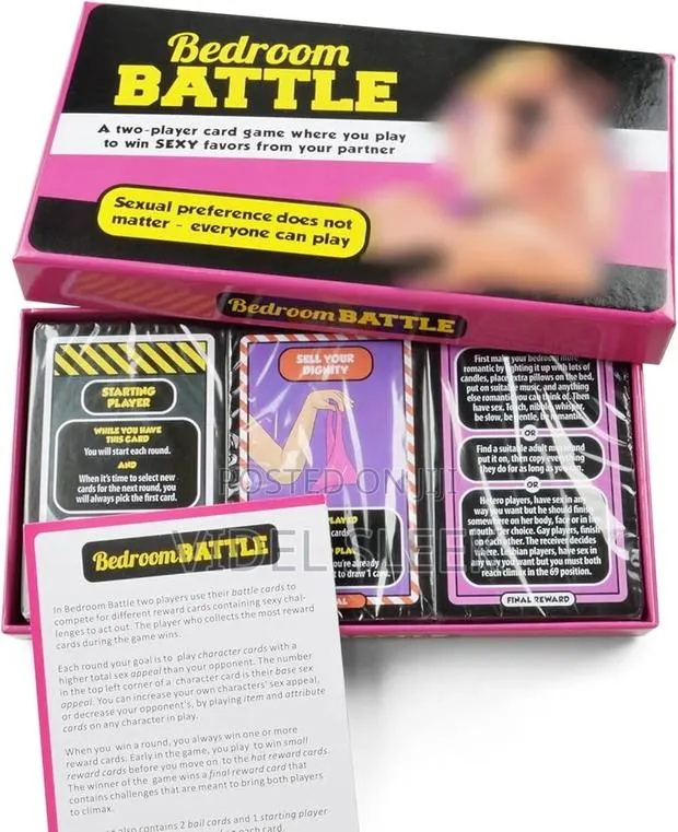 Bedroom Battle Card Game · Photo 1