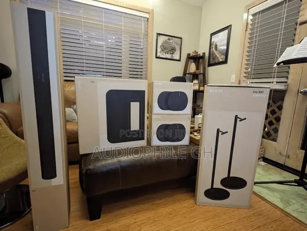 Sonos Ultimate Immersive Set With Arc Ultra + X2 Sonos Era 300 Stands · Photo 1