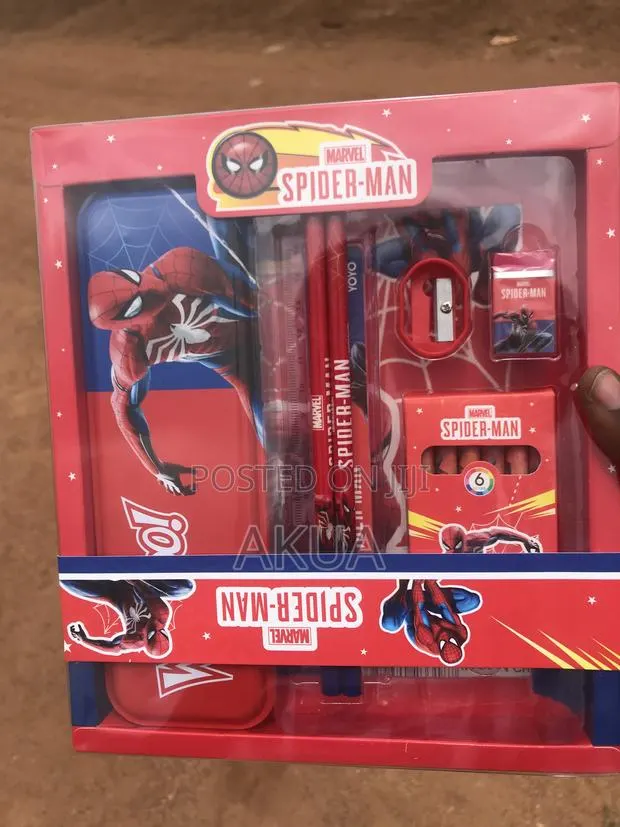 Children’s Stationery Gift Set Box – Spiderman Theme, Gifts Rewards · Photo 1