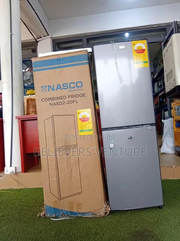 Brand New Nasco 136L Fridge-Freezer – Fast Cooling Low Noise · Photo 1