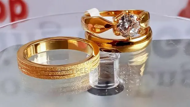 Quality Gold Plated Ring Set · Photo 1