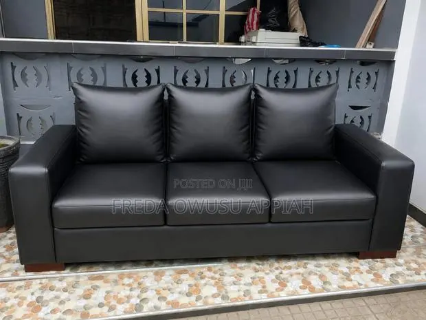 Leather (Foam) Family Set Sofa · Photo 1