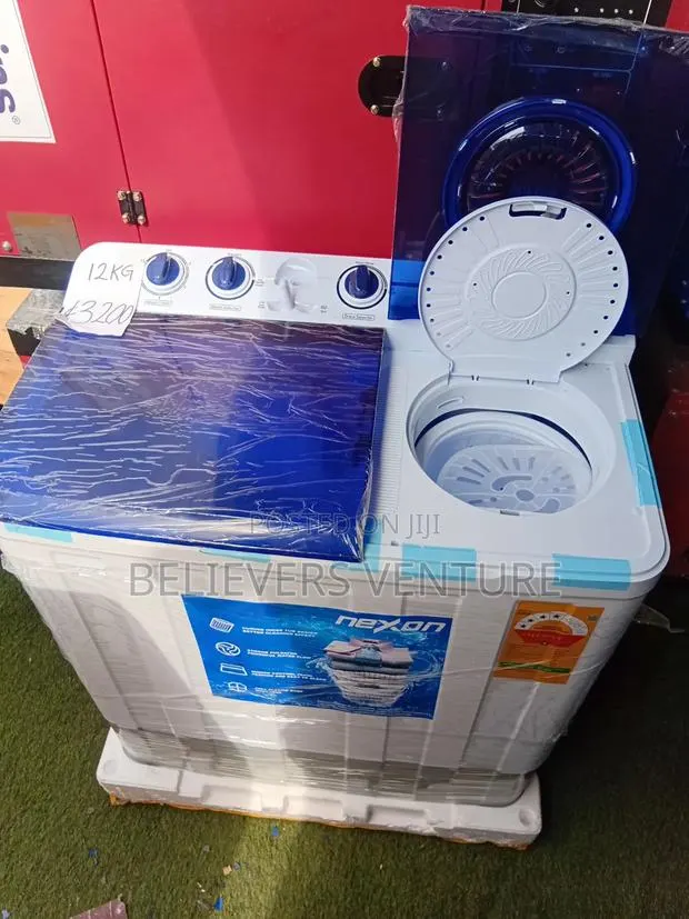 Nexon 12KG Twin Tub Washing Machine – Durable 12KG · Photo 1